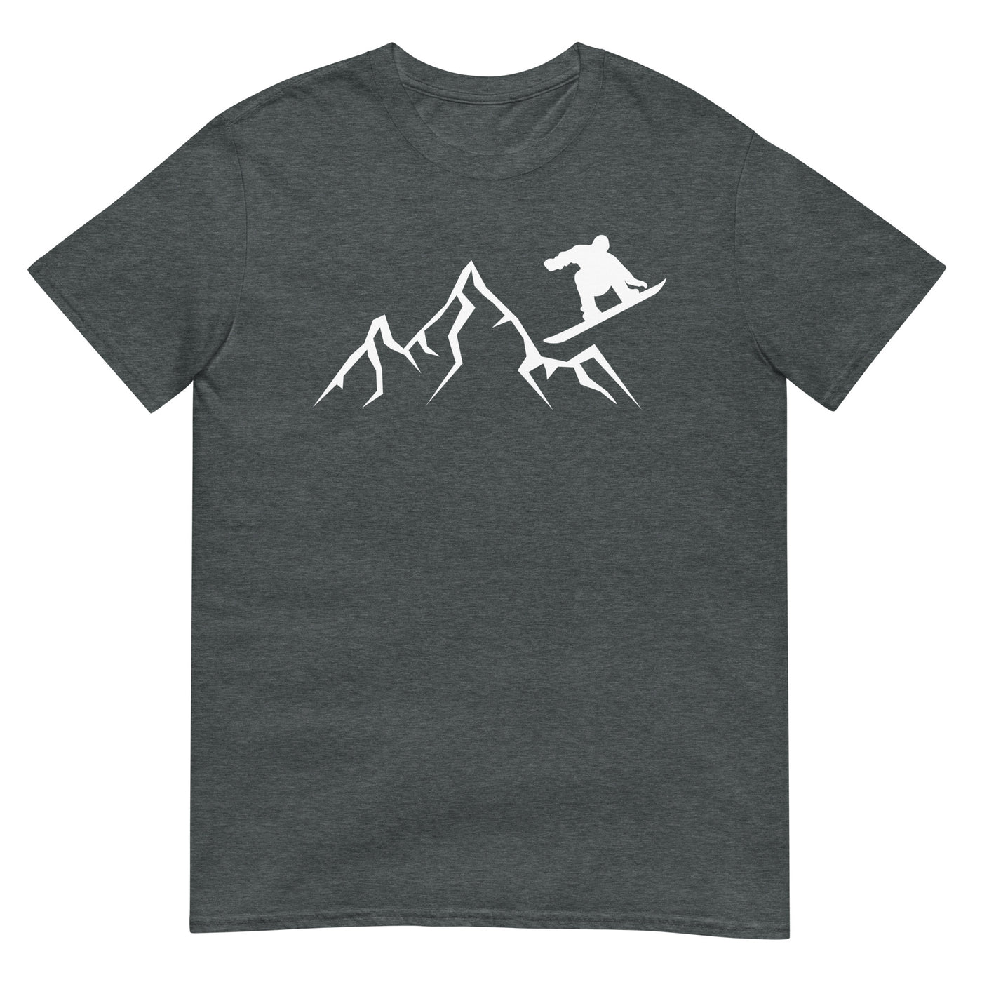 Berge - Snowboarding - (24) - T-Shirt (Unisex) snowboarden xxx yyy zzz Dark Heather