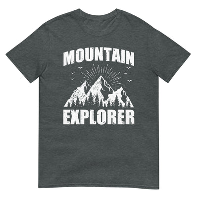 Berge Explorer - T-Shirt (Unisex) berge xxx yyy zzz Dark Heather