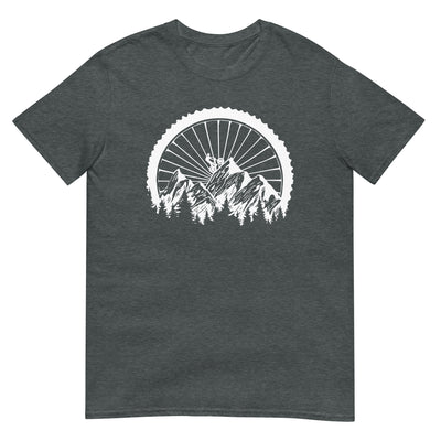 Mountainbike Geometrisch - (M) - T-Shirt (Unisex) xxx yyy zzz Dark Heather
