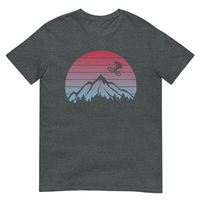 Mountainbiken Vintage - (M) - T-Shirt (Unisex) xxx yyy zzz Dark Heather
