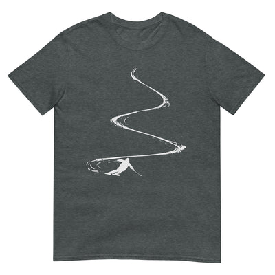 Skibrettln - T-Shirt (Unisex) klettern ski xxx yyy zzz Dark Heather