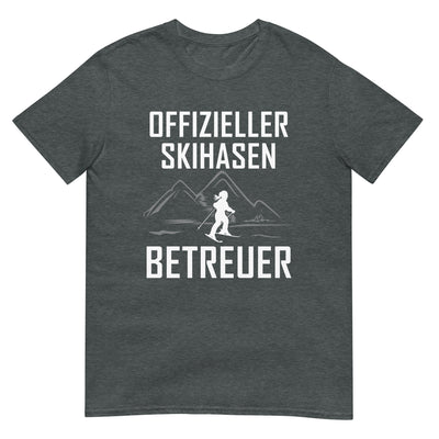 Skihasen Betreuer - T-Shirt (Unisex) klettern ski xxx yyy zzz Dark Heather