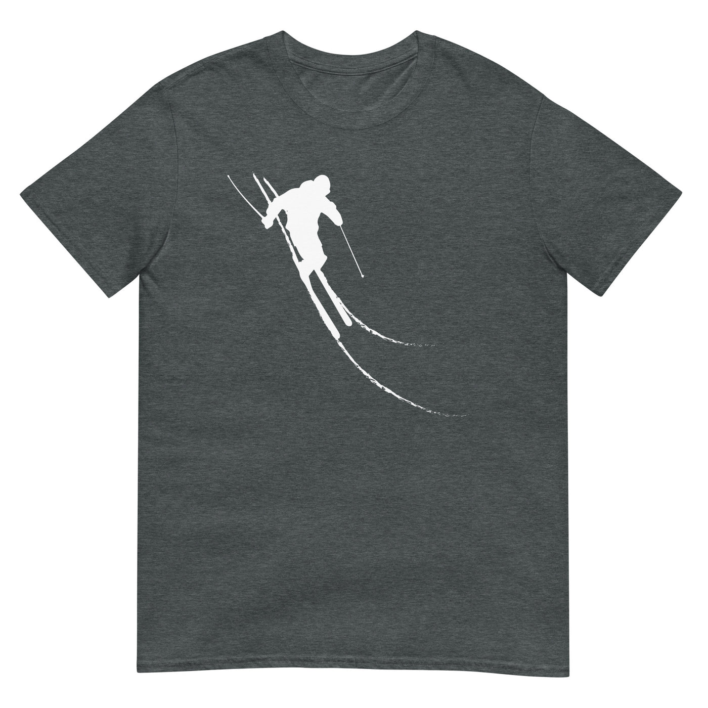 Skifahren - (52) - T-Shirt (Unisex) klettern ski xxx yyy zzz Dark Heather