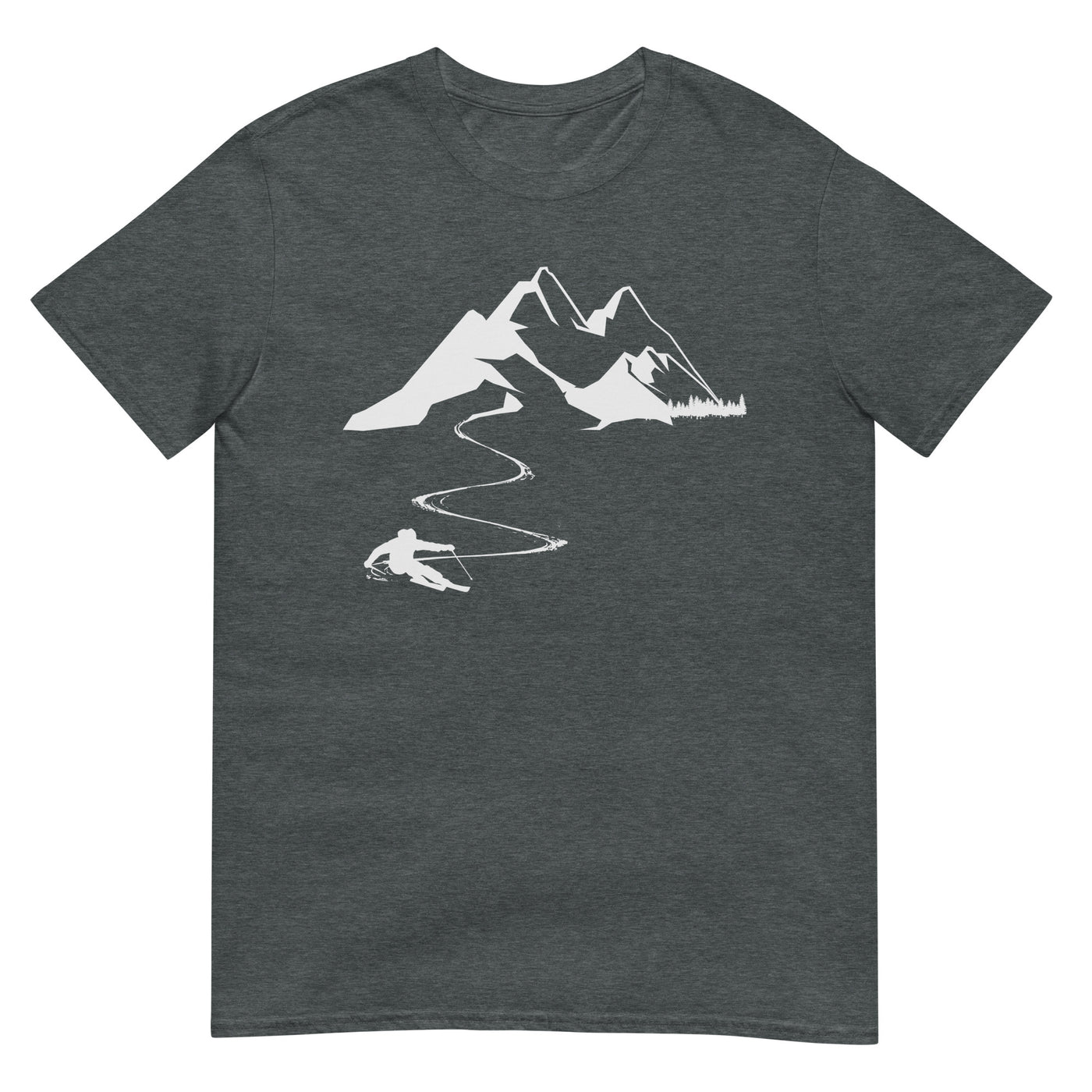 Skisüchtig - T-Shirt (Unisex) klettern ski xxx yyy zzz Dark Heather