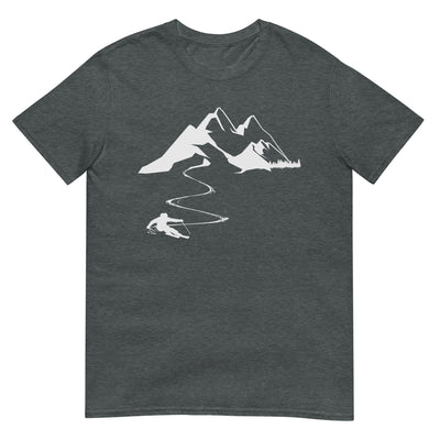 Skisüchtig - T-Shirt (Unisex) klettern ski xxx yyy zzz Dark Heather