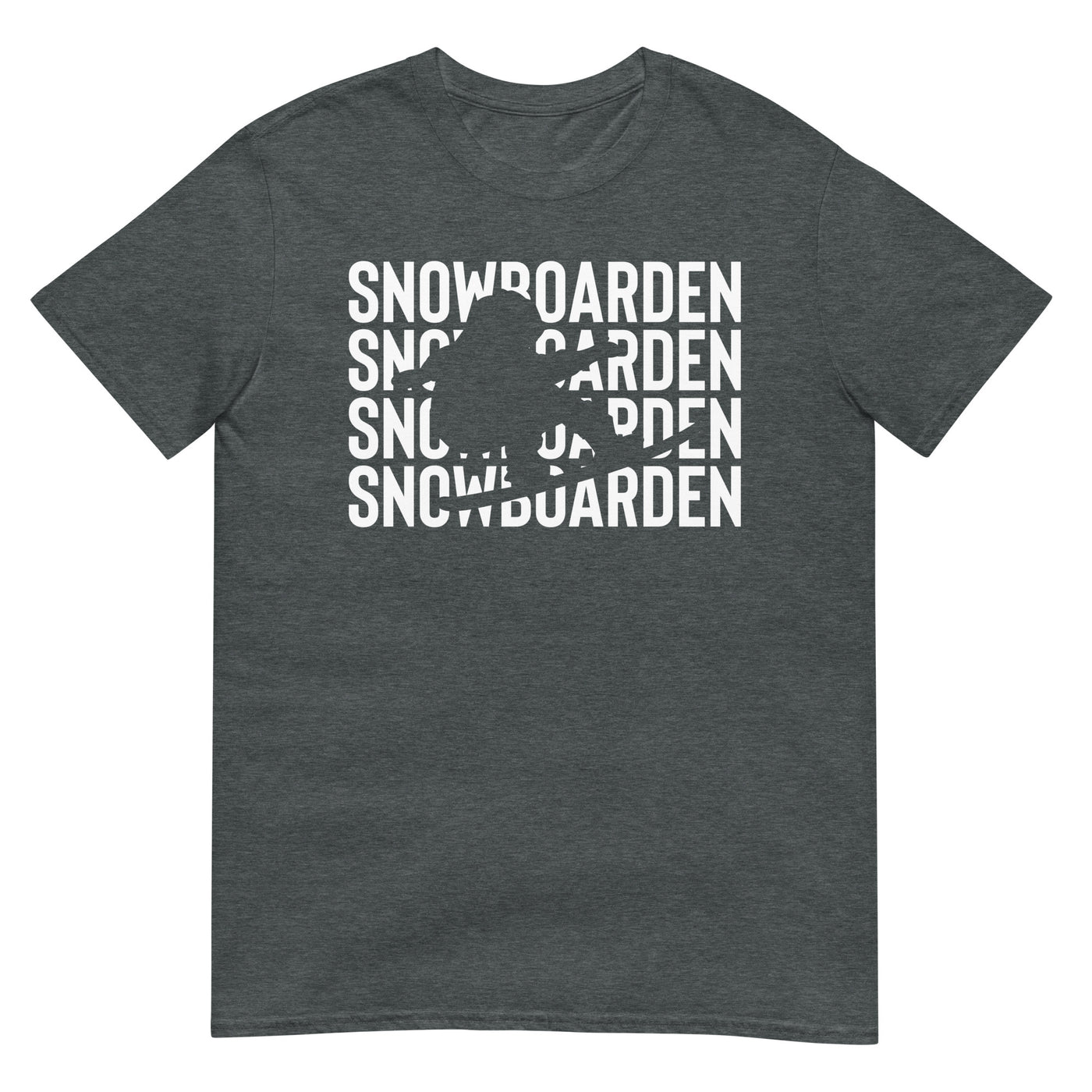 Snowboarden - T-Shirt (Unisex) snowboarden xxx yyy zzz Dark Heather