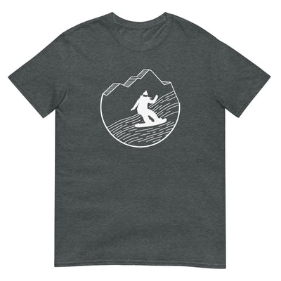 Snowboarding - (15) - T-Shirt (Unisex) snowboarden xxx yyy zzz Dark Heather