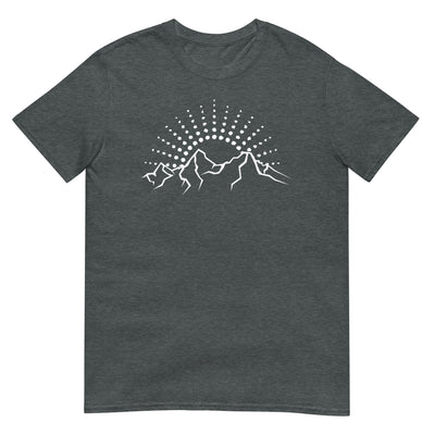 Sonne_-_Berge_(B)(2) - Unisex Basic Softstyle T-Shirt | Gildan 64000 xxx yyy zzz Dark Heather