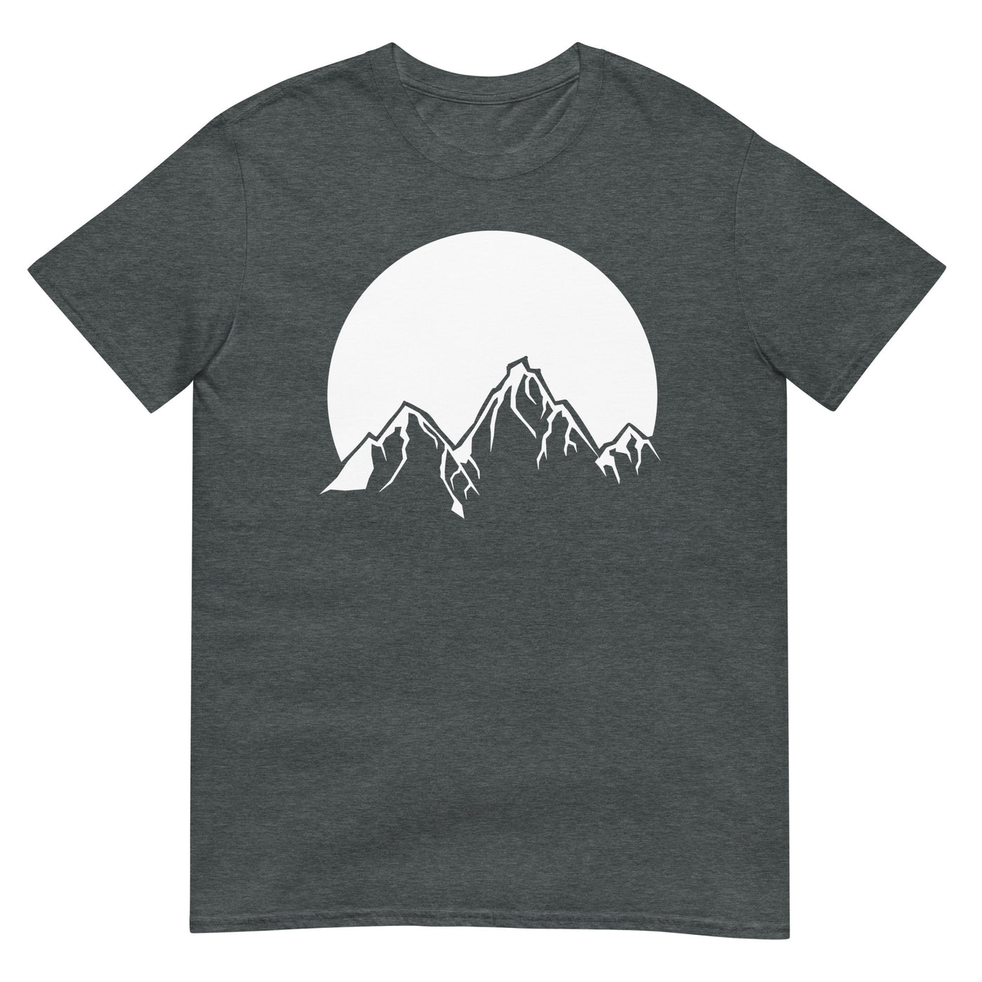 Sonne_-_Berge_-_(B) - Unisex Basic Softstyle T-Shirt | Gildan 64000 xxx yyy zzz Dark Heather