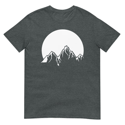 Sonne - Berge - - Unisex Basic Softstyle T-Shirt | Gildan 64000 berge xxx yyy zzz Dark Heather