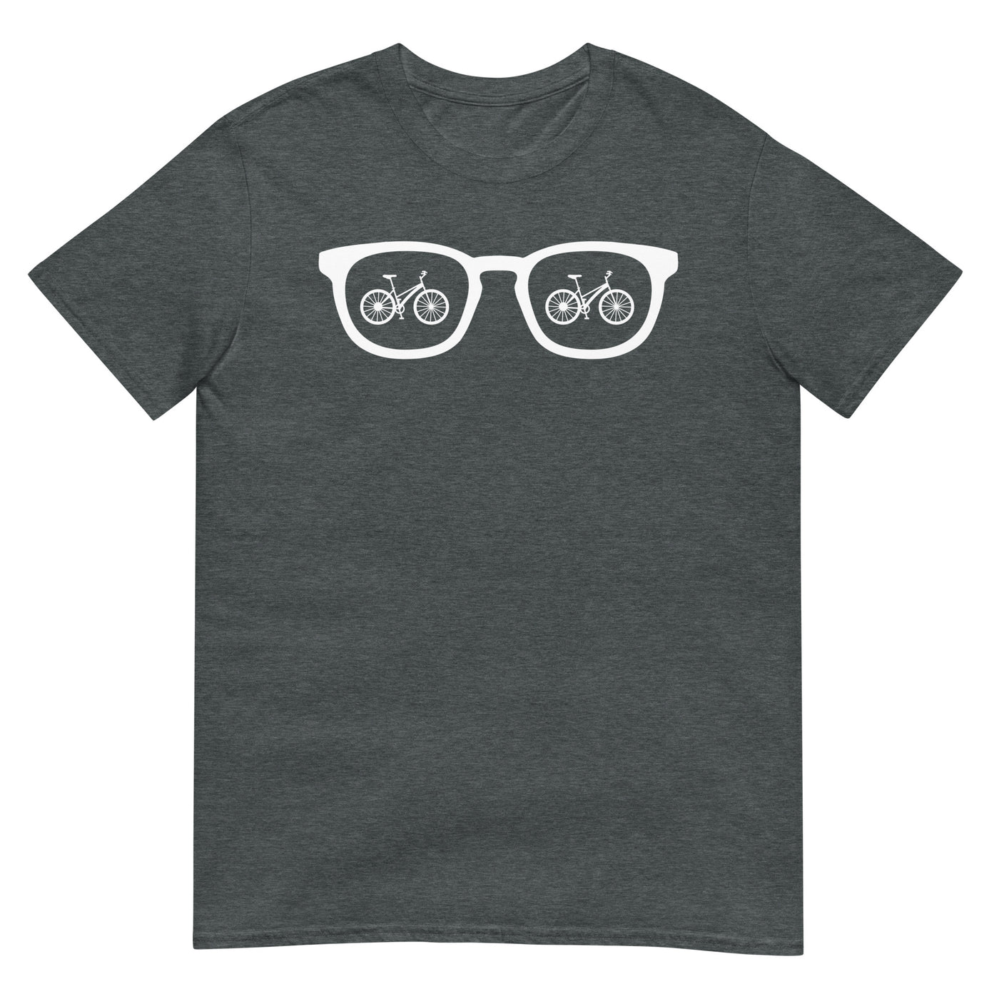 Sonnenbrille und Radfahren - T-Shirt (Unisex) fahrrad xxx yyy zzz Dark Heather