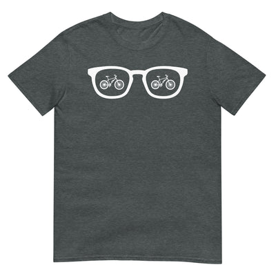 Sonnenbrille und E-Bike - T-Shirt (Unisex) e-bike xxx yyy zzz Dark Heather