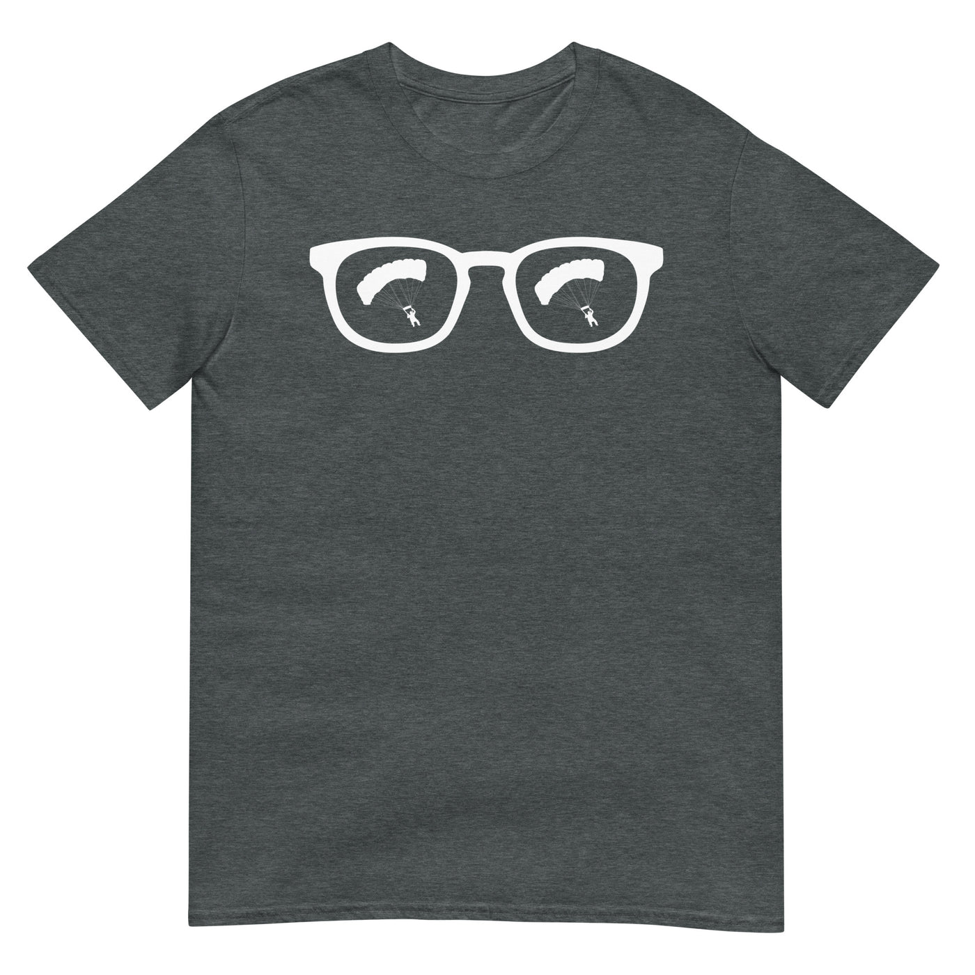 Sonnenbrille und Paragleiten - T-Shirt (Unisex) berge xxx yyy zzz Dark Heather