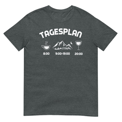 Tagesplan - T-Shirt (Unisex) berge xxx yyy zzz Dark Heather