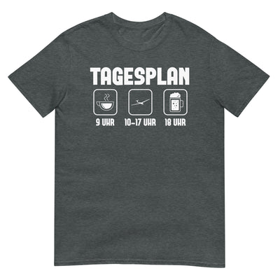 Tagesplan - T-Shirt (Unisex) berge xxx yyy zzz Dark Heather