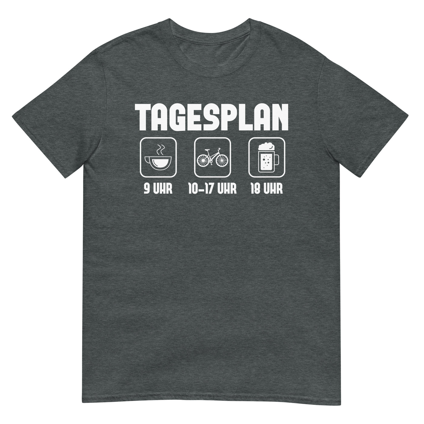 Tagesplan - (F) - T-Shirt (Unisex) fahrrad xxx yyy zzz Dark Heather