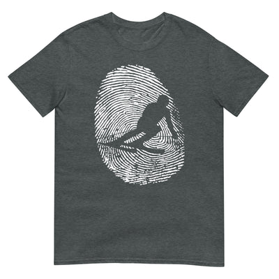 Thumb_Print_-_Skifahren_-_(SK) - T-Shirt (Unisex) klettern ski xxx yyy zzz Dark Heather