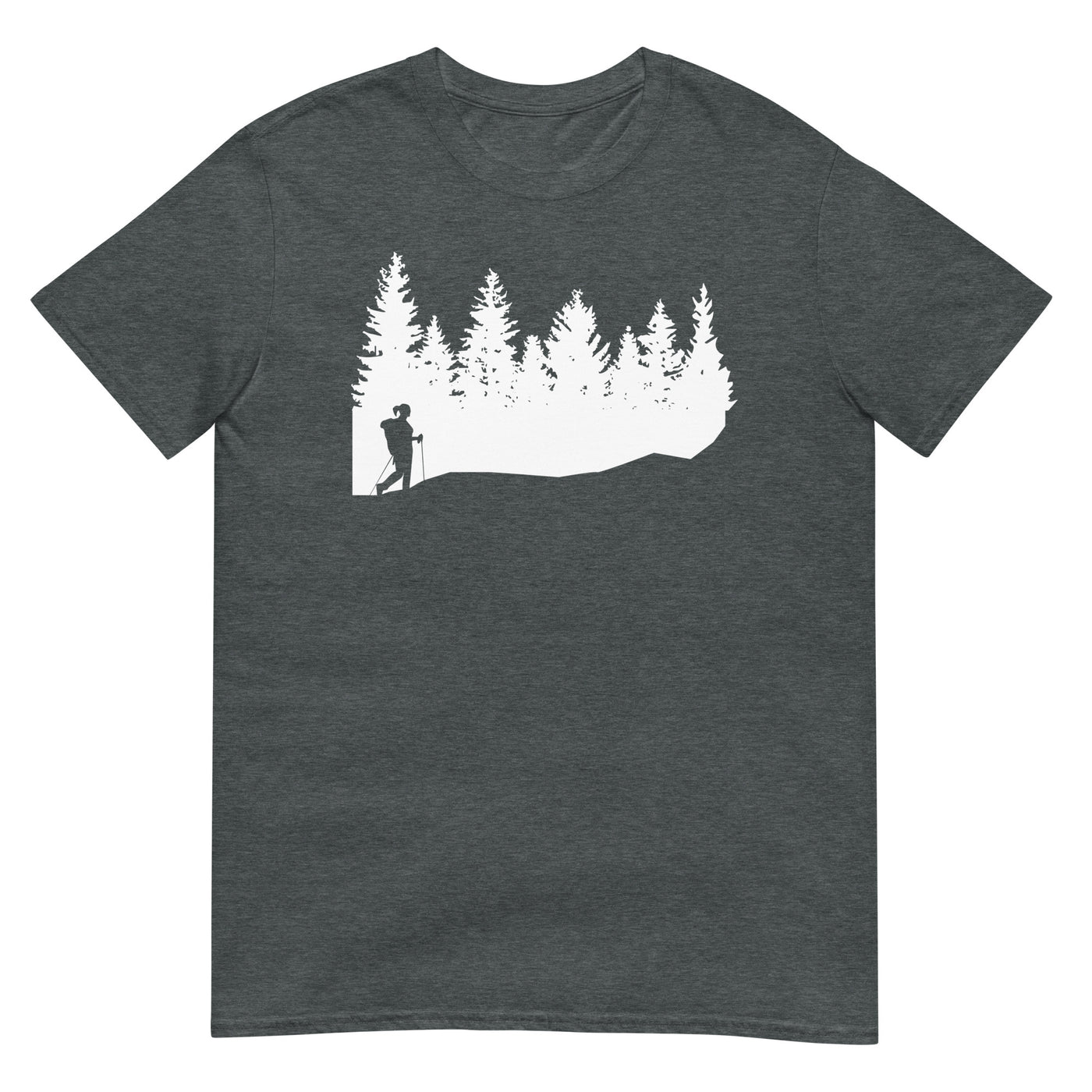 Bäume - Wandern - T-Shirt (Unisex) wandern xxx yyy zzz Dark Heather