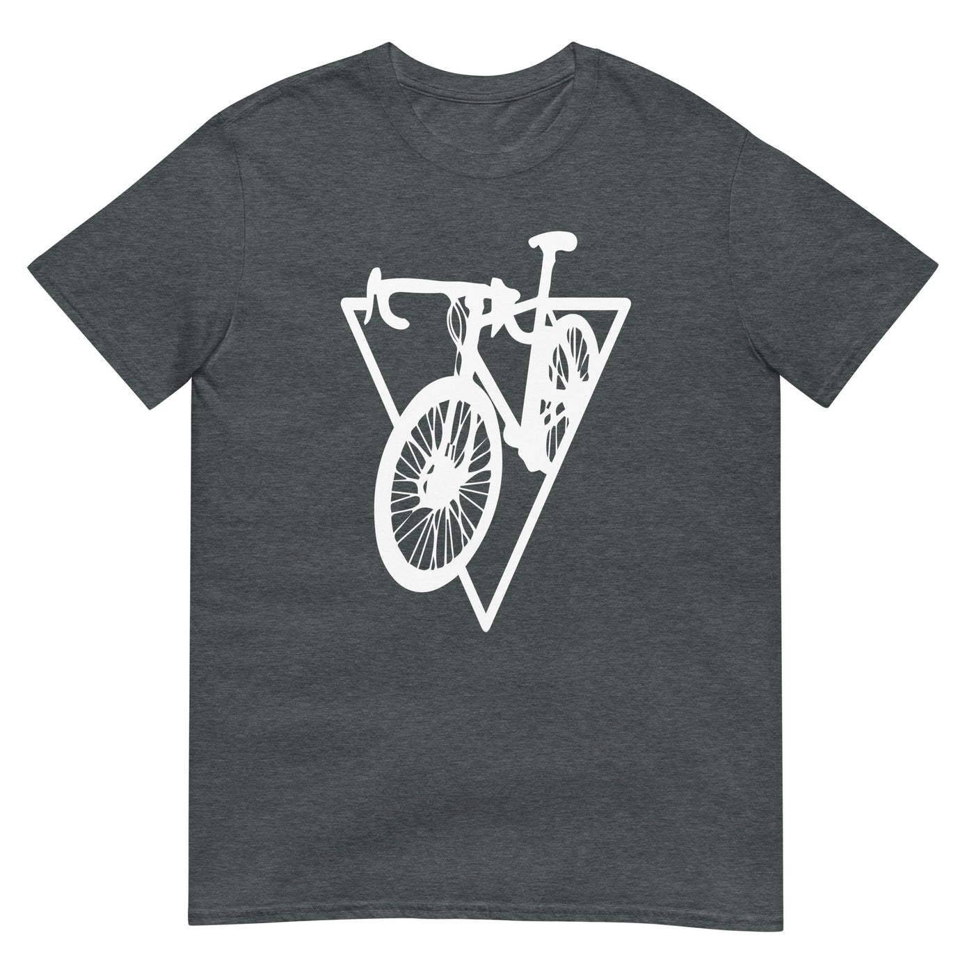 Dreieck - Radfahren - T-Shirt (Unisex) fahrrad xxx yyy zzz Dark Heather