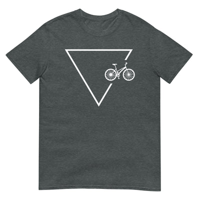 Dreieck 1 und Fahrrad - T-Shirt (Unisex) fahrrad xxx yyy zzz Dark Heather