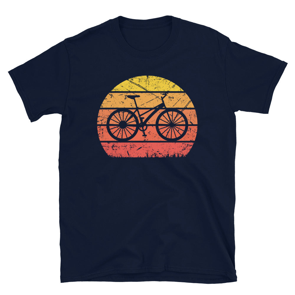 Vintage Sun And Cycling - T-Shirt (Unisex) fahrrad Navy