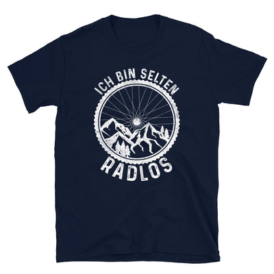 Ich Bin Selten Radlos - T-Shirt (Unisex) fahrrad mountainbike Navy