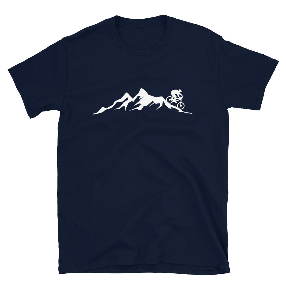 Mountain - Mountainbike - T-Shirt (Unisex) mountainbike Navy
