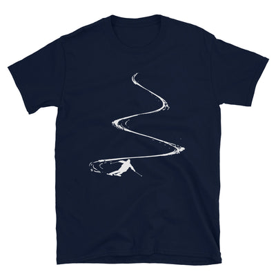 Skibrettln - T-Shirt (Unisex) ski Navy