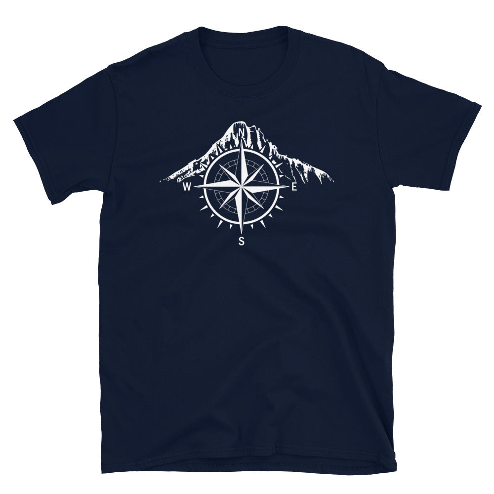 Compass - Mountain - T-Shirt (Unisex) berge Navy