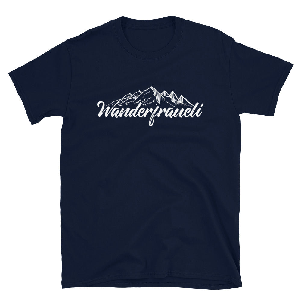 Wanderfraueli - T-Shirt (Unisex) wandern Navy