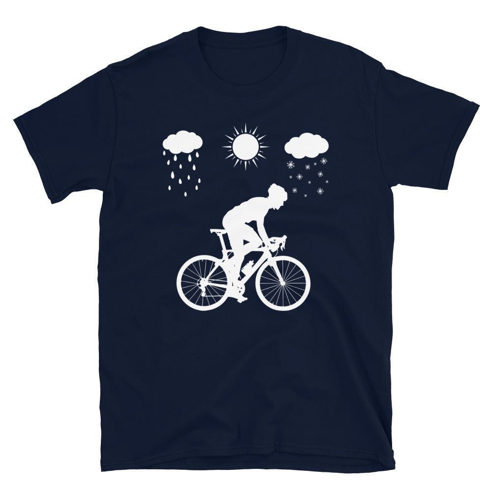 Alle Jahreszeiten Und Radfahren - T-Shirt (Unisex) fahrrad Navy