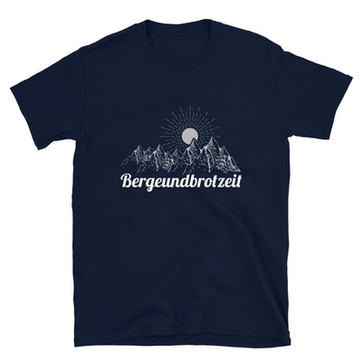 Bergeundbrotzeit - T-Shirt (Unisex) berge Navy