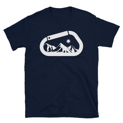 Bergkarabiner - T-Shirt (Unisex) klettern Navy