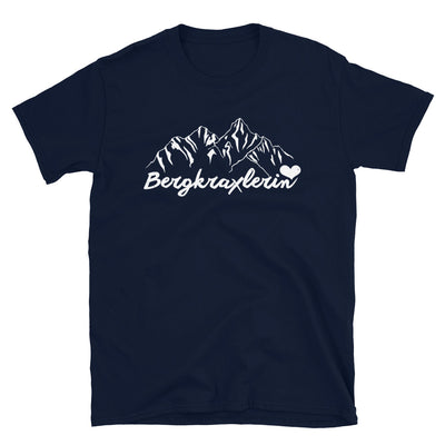Bergkraxlerin - T-Shirt (Unisex) berge wandern Navy