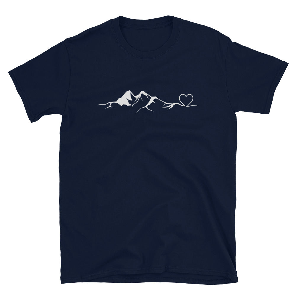 Bergverliebt - T-Shirt (Unisex) berge wandern Navy