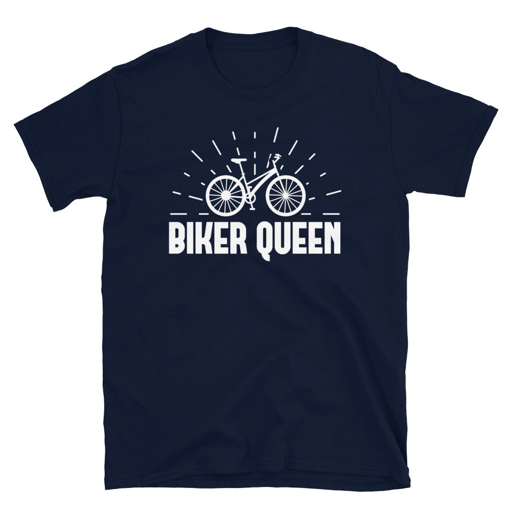 Biker Queen - T-Shirt (Unisex) fahrrad Navy