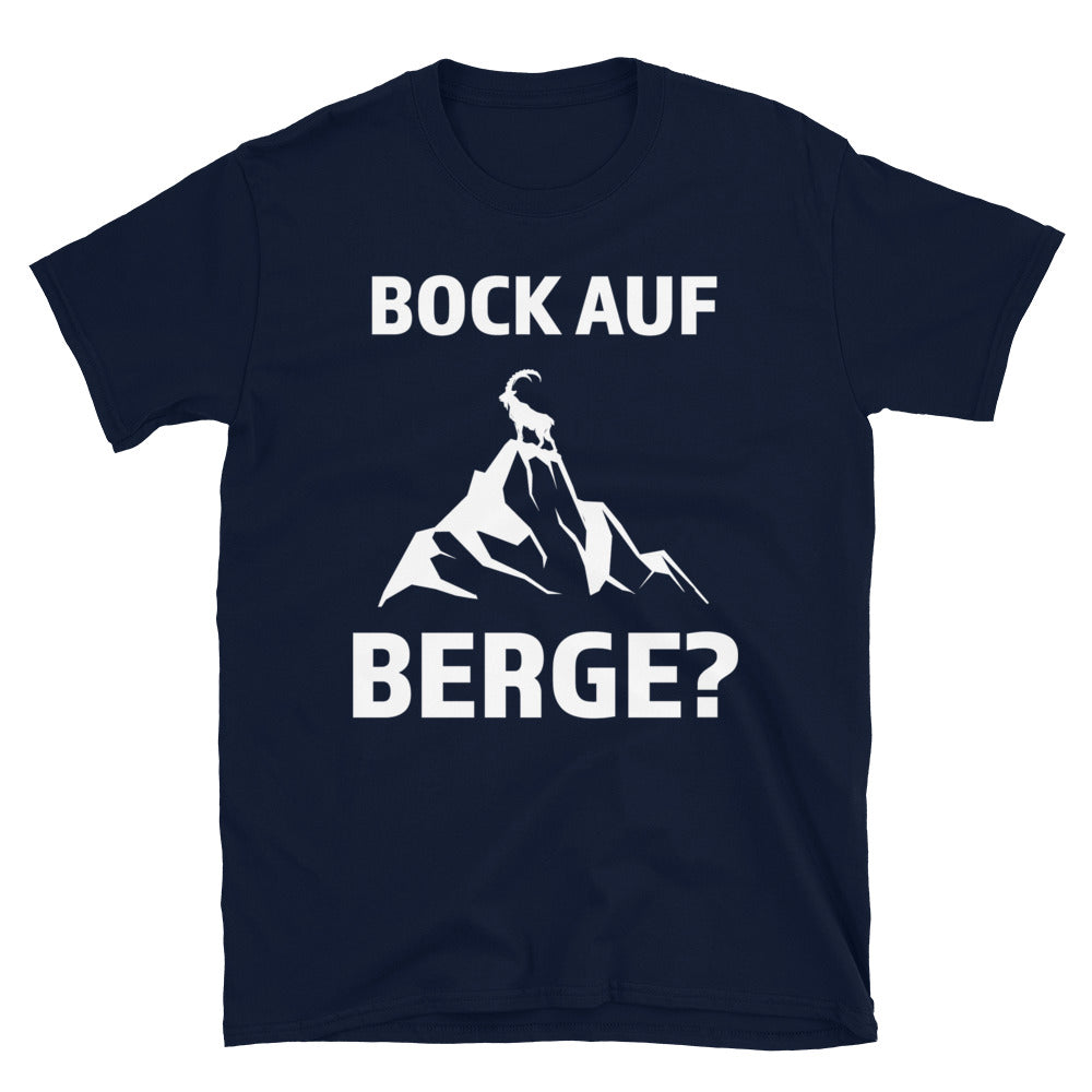 Bock Auf Berge - T-Shirt (Unisex) berge Navy