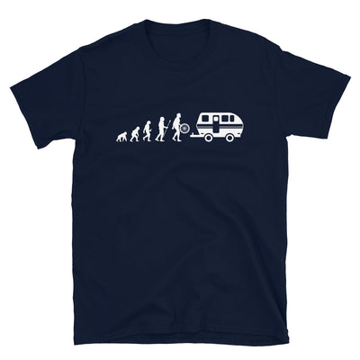 Camping Evolution - T-Shirt (Unisex) camping Navy