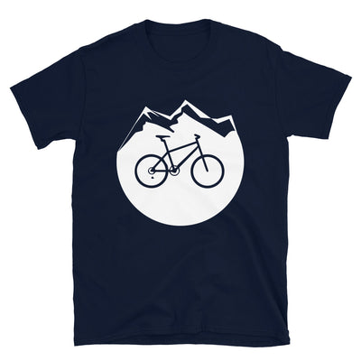 Kreis - Berg - Radfahren - T-Shirt (Unisex) fahrrad Navy