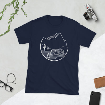 Campingbus - T-Shirt (Unisex) camping Navy