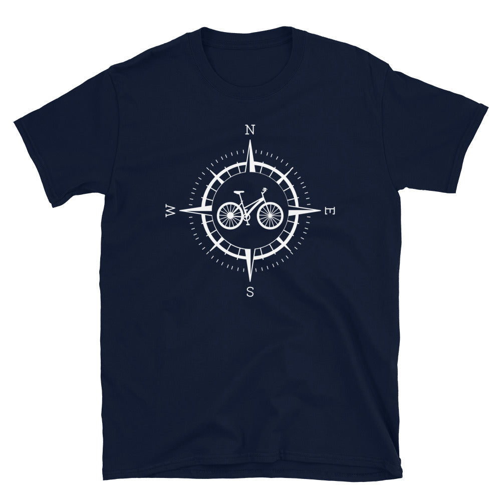 Kompass Und Fahrrad - T-Shirt (Unisex) fahrrad Navy