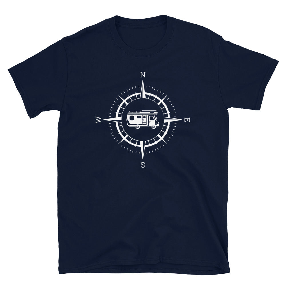 Kompass Und Camping - T-Shirt (Unisex) camping Navy