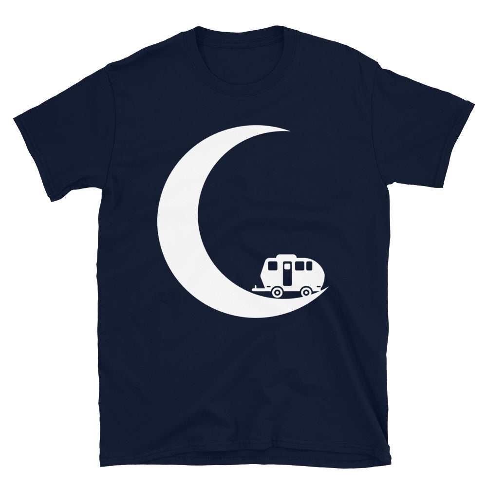 Halbmond - Camping Caravan - T-Shirt (Unisex) camping Navy