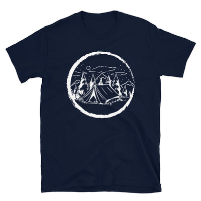 Kreis Und Camping - T-Shirt (Unisex) camping Navy
