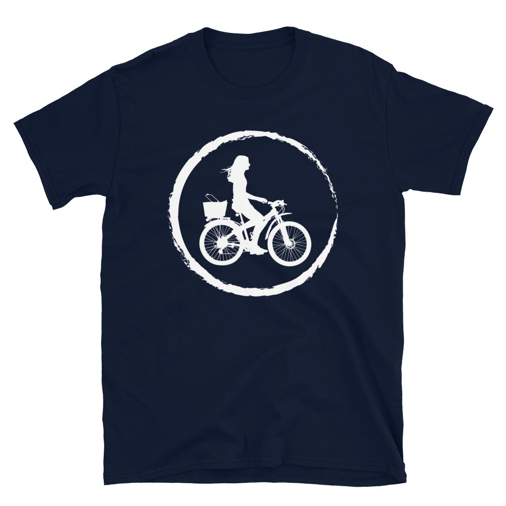 Kreis Und Radfahren - T-Shirt (Unisex) fahrrad Navy