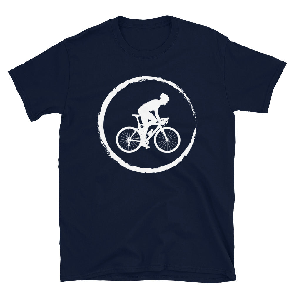 Kreis Und Radfahren - T-Shirt (Unisex) fahrrad Navy
