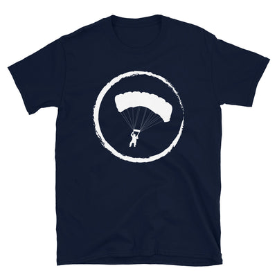 Kreis Und Paragliding - T-Shirt (Unisex) berge Navy