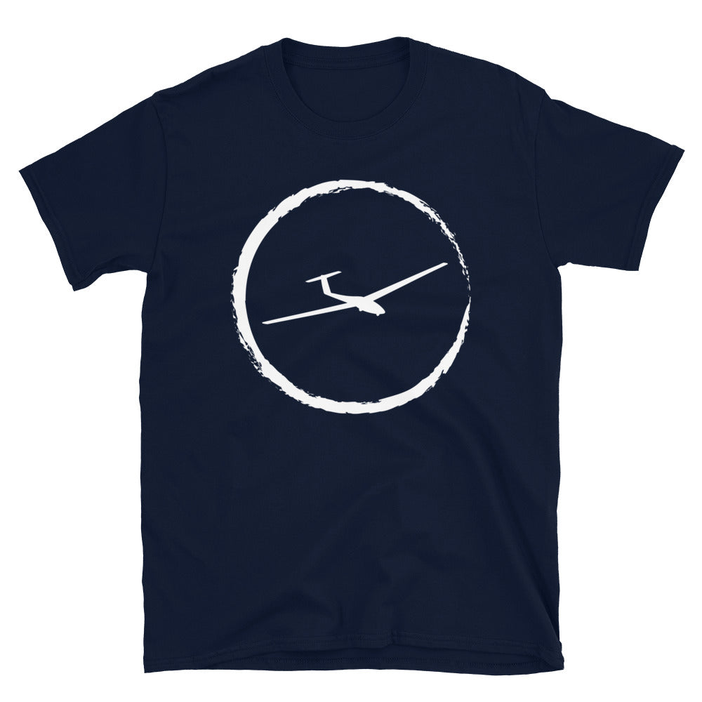 Kreis Und Segelflugzeug - T-Shirt (Unisex) berge Navy