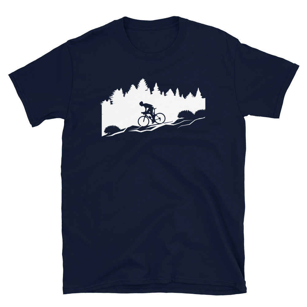 Radfahren - (14) - T-Shirt (Unisex) fahrrad Navy