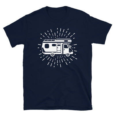 Feuerwerk Und Camping - T-Shirt (Unisex) camping Navy